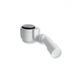 PLB - Sifon vaničkový DN50, Click-Clack malá zátka, koleno 40/50   EWCR501